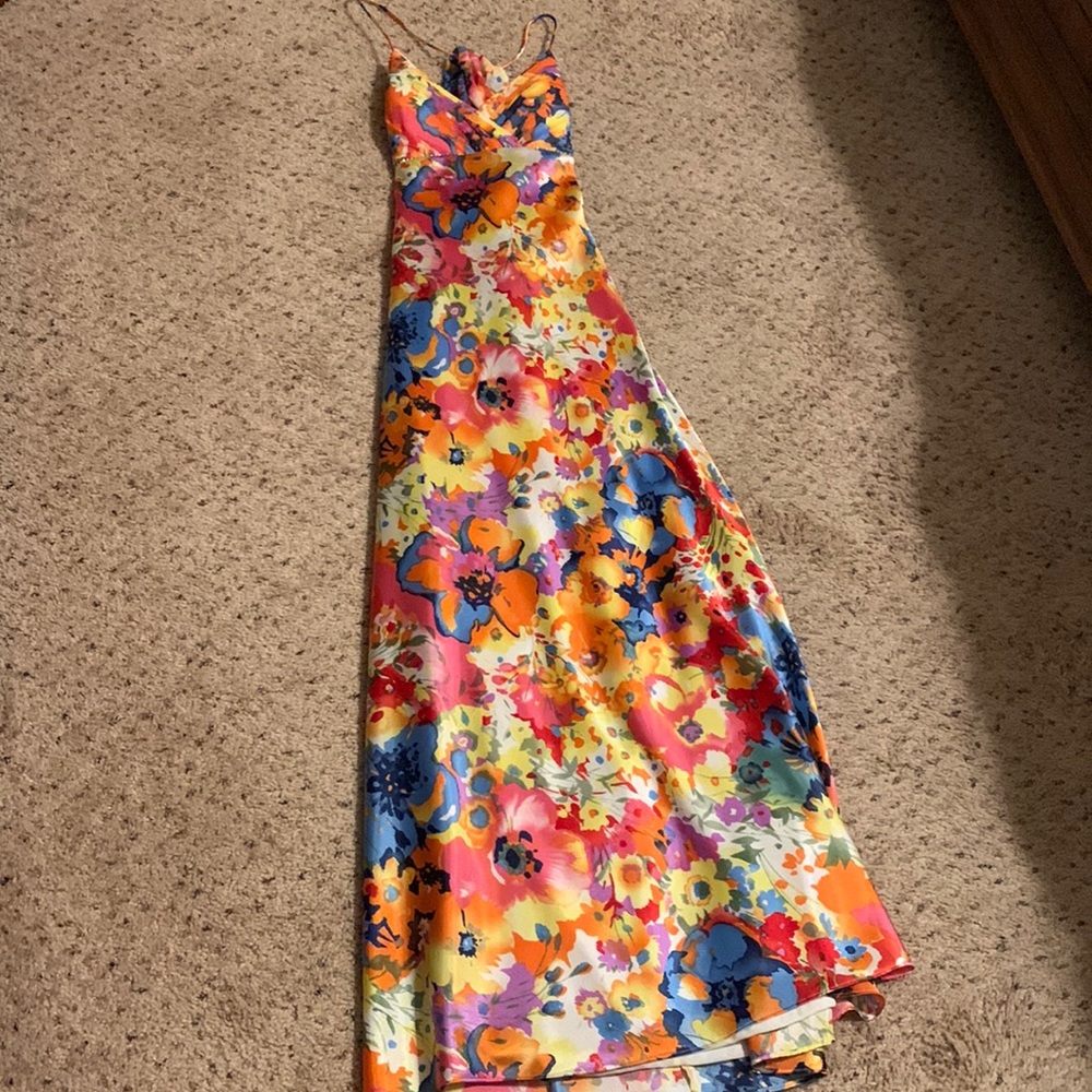 Onyx summer evening gown